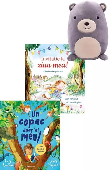 Pachet Ella, Toma si prietenii lor + Jucarie Ursulet 